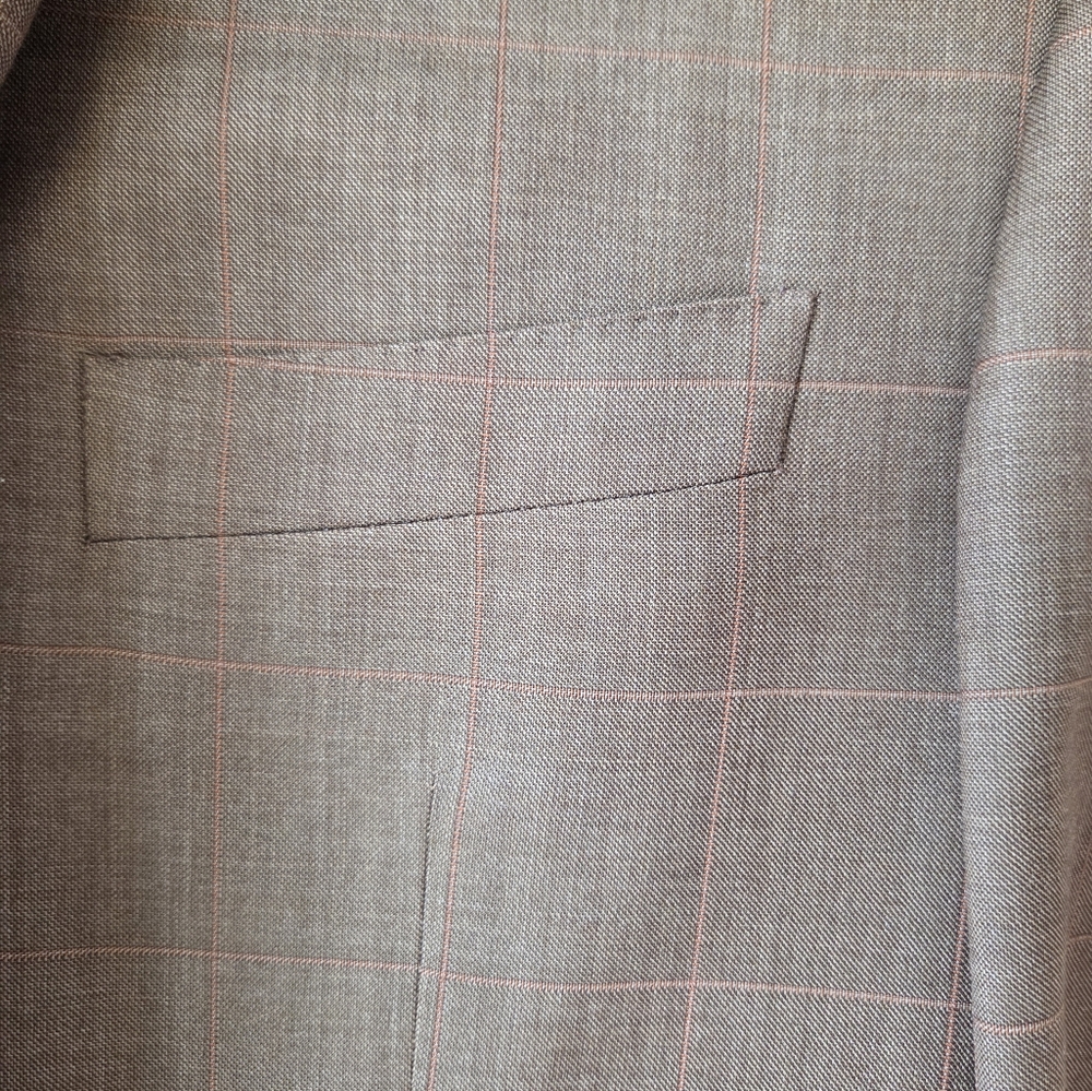 CORNELIANI Jacket Men' Super 120 Extrafine Merino Wool EU 50 US 40 Brown - Picture 4 of 13